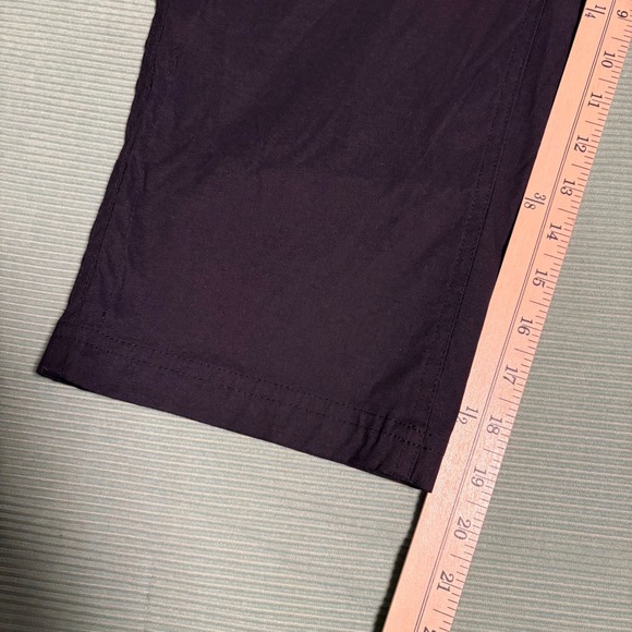 Eddie Bauer Womens Capri Pants Black Nylon Blend Outdoor Hiking Size 10 - Picture 7 of 9